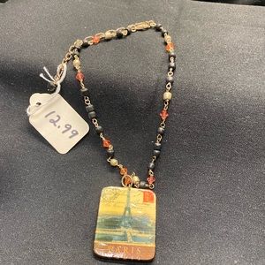 Paris pendant necklace